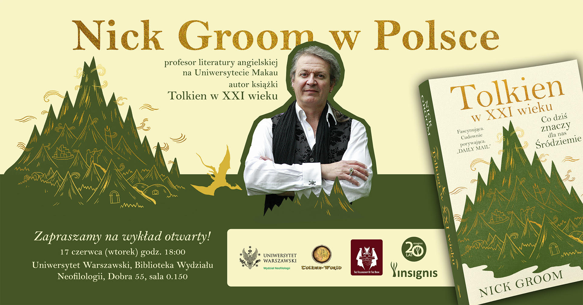 Wykład otwarty prof. Nicka Grooma