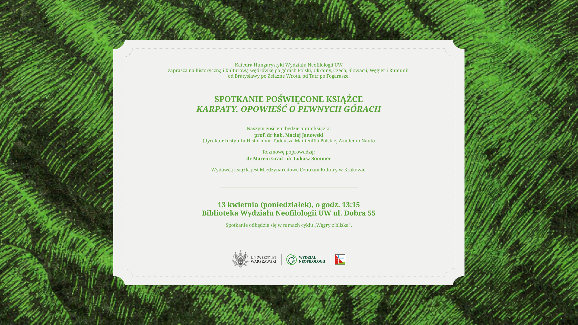 „Karpaty. Opowieść o pewnych górach”